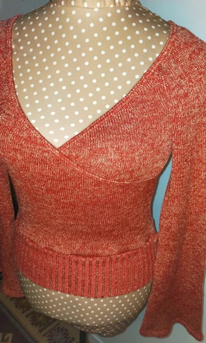 Pull rouge femme, Please, taille S - photo numéro 9