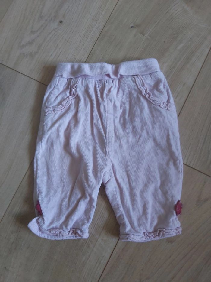 Pantalon épais fille Petit Kimbaloo 3 mois (78)