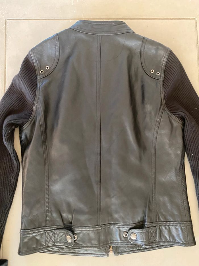 Blouson Harley Davidson en cuir noit taille S - photo numéro 17