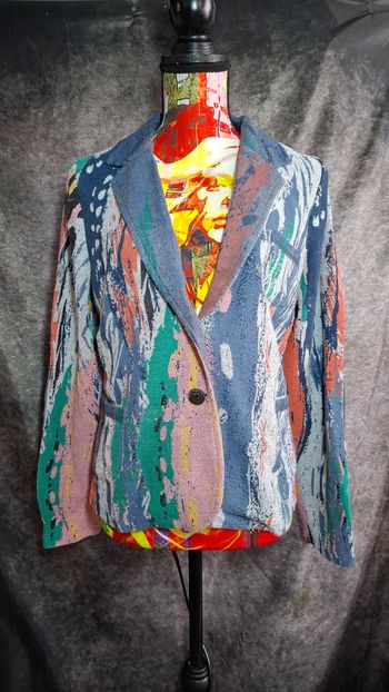 Veste blazer femme classe original abstrait Soggo