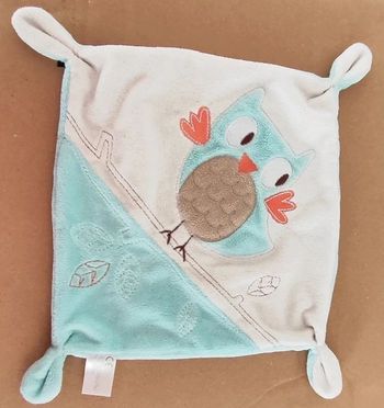 Doudou plat hibou