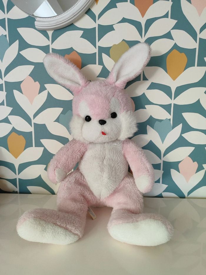 Peluche lapin nounours