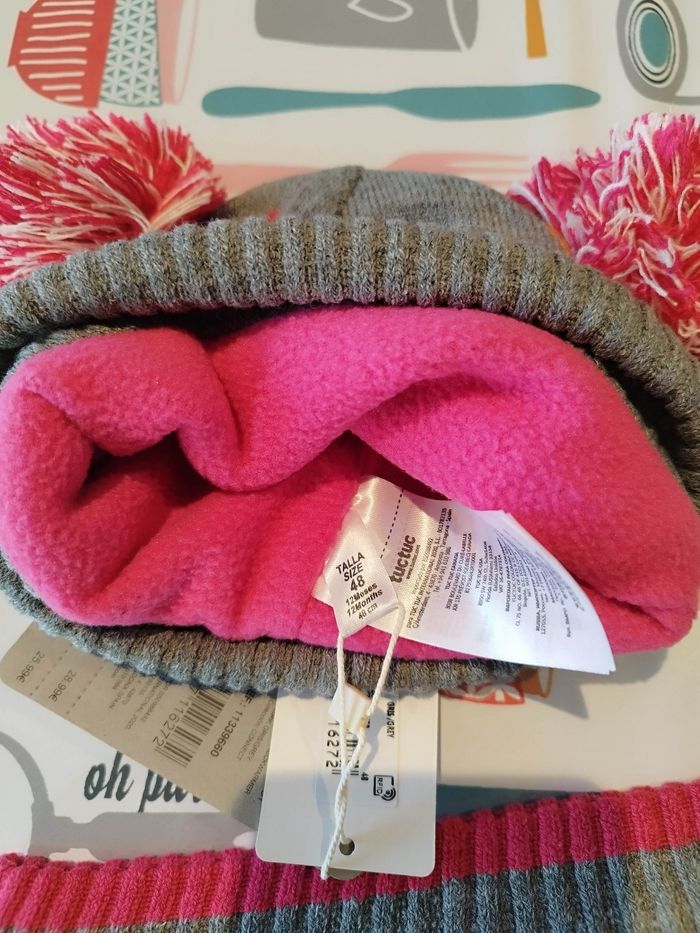 Bonnet + tour de cou 48 cm - photo numéro 3