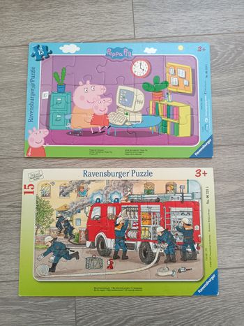 Lot de 2 puzzles ravensburger 3+