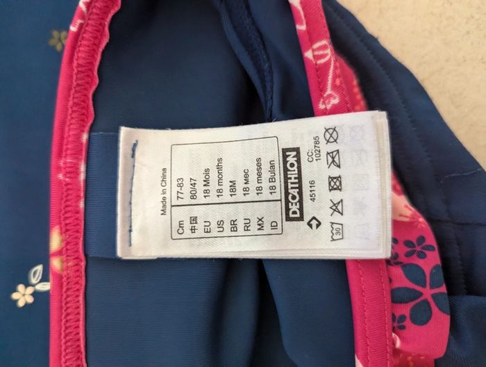 Ensemble maillot de bain 18 mois #bebefille18moisso1358 - photo numéro 4