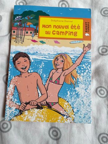 Livre mon nouvel été au camping Rageot roman
