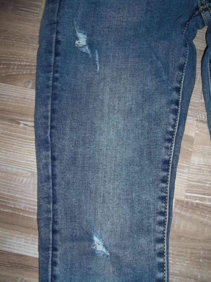 Jean slim bas fleuri Toxik 36 - photo numéro 3