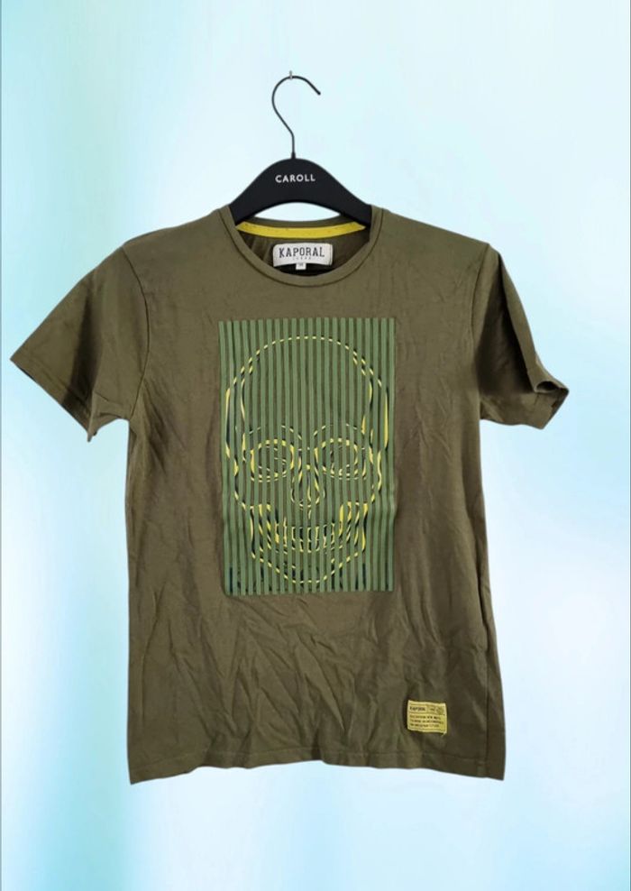 Kaporal T-shirt kaki * taille 14 ans *