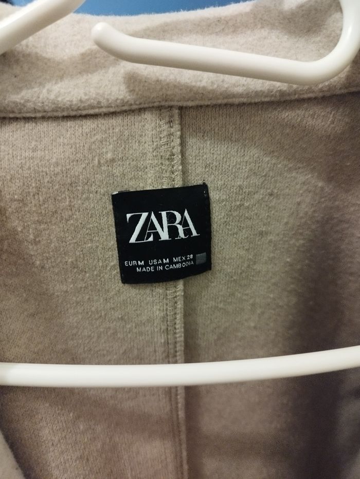 Manteau Zara beige femme - photo numéro 3