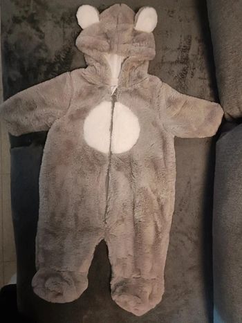 Combi nounours 3/6 mois neuve