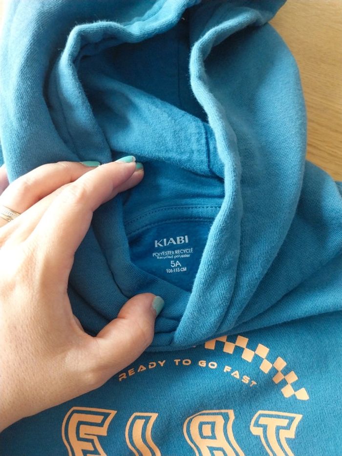 Pull sweat à capuche taille 5 ans Kiabi - photo numéro 3