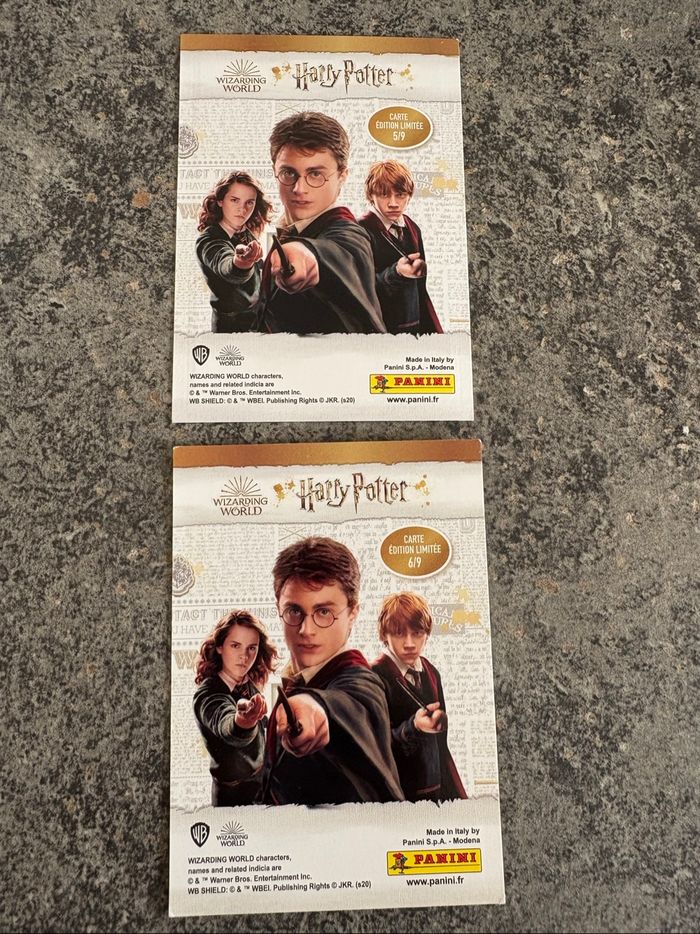 24 paquets de cartes Harry Potter + 2  ed. limitée - photo numéro 4