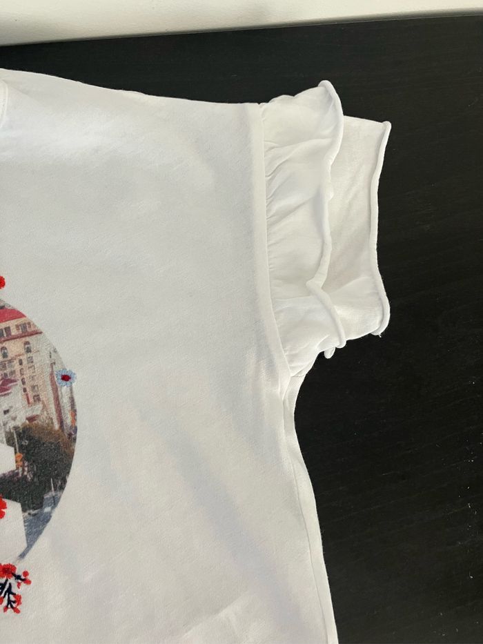 T-shirt fille 4 ans ikks parfait état - photo numéro 3
