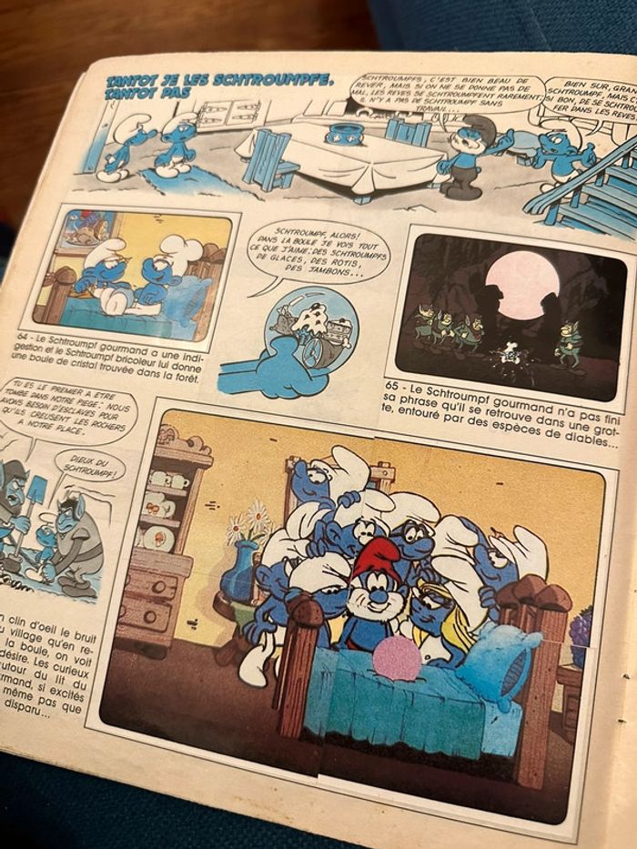 Album Panini complet Les Schtroumpfs Peyo stickers autocollants ancien vintage - photo numéro 6