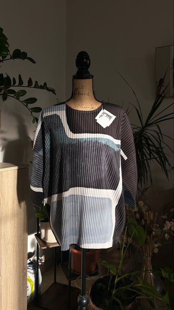 T-shirt oversized Homme Plissé Issey Miyake Landscape