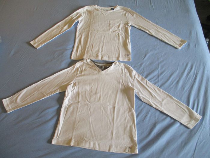 lot de 2 tee shirts garçon okaidi 8 ans