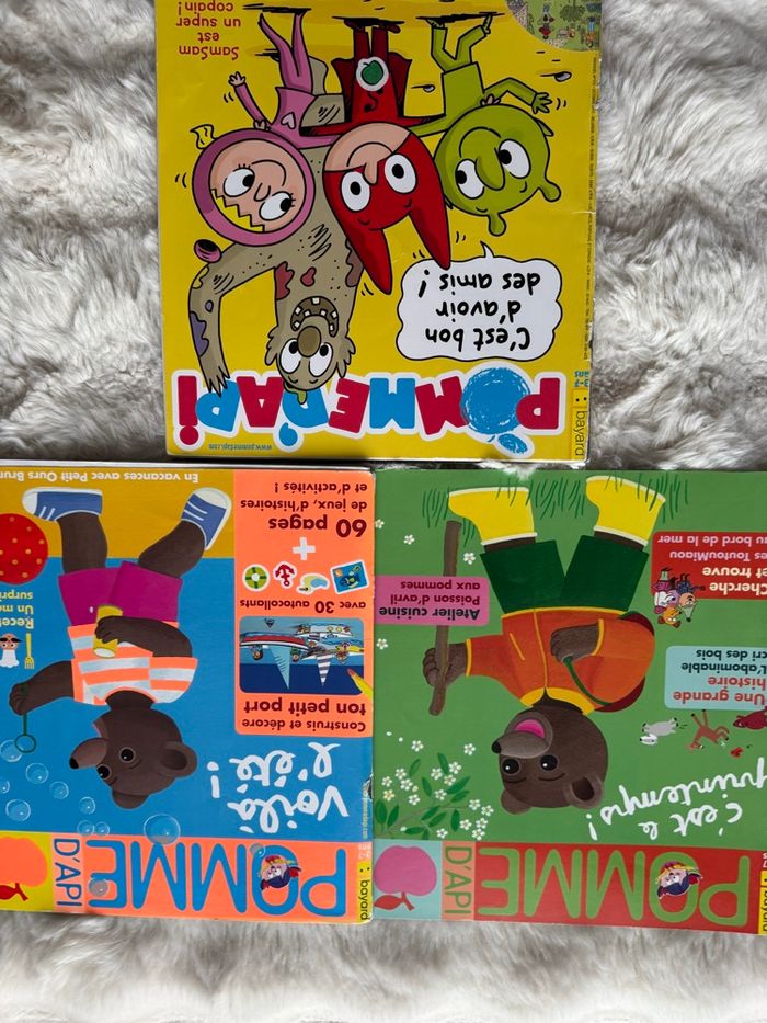 📚Lot 14 livres pomme d’api - édition bayard - 3-7 ans- état satisfaisant - photo numéro 8