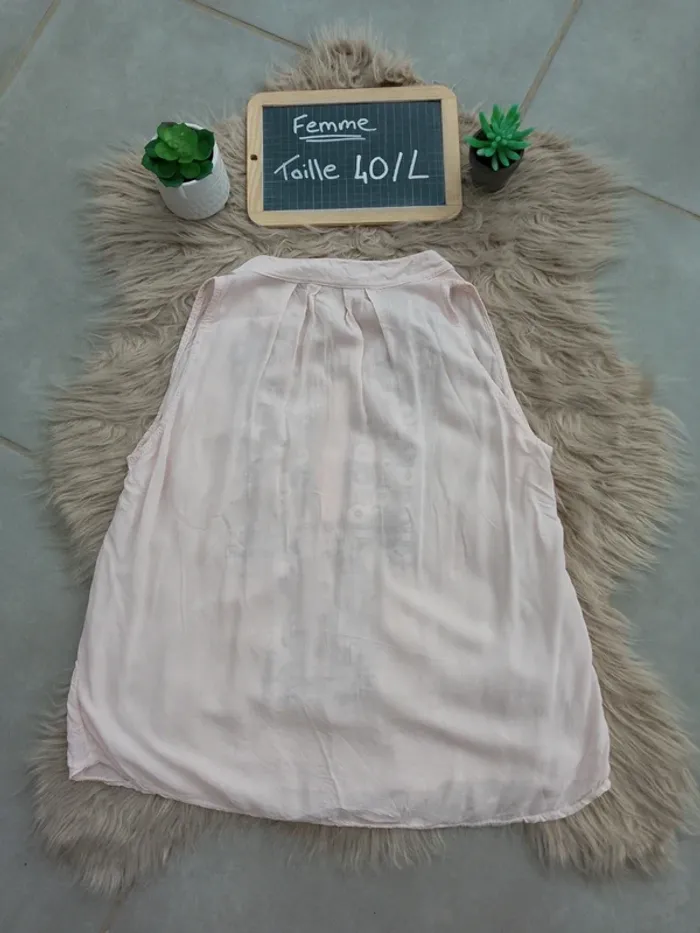 Blouse sans manches taille L - photo numéro 2