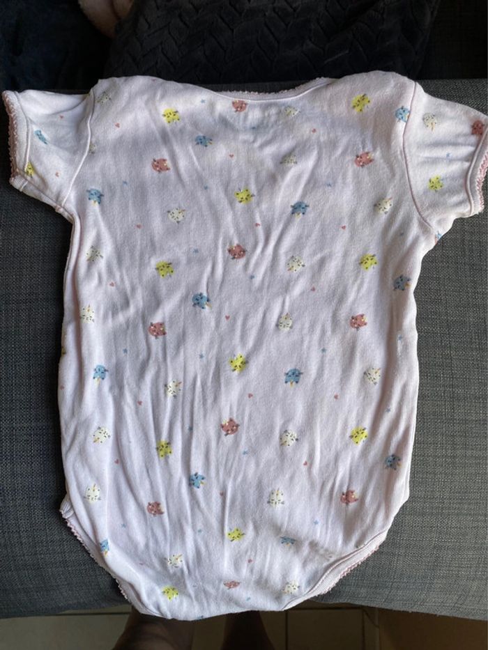 Lot 7 bodies boutchou, H&M, mots d’enfants, fille manches courtes 36m - photo numéro 17