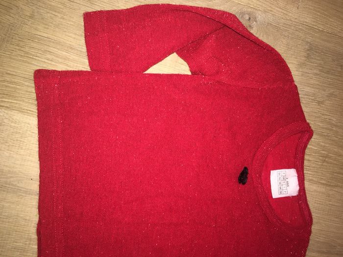 Top manche longue rouge - photo numéro 2