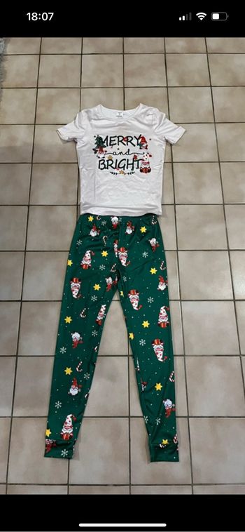 Pyjama enfant Noël 14 ans
