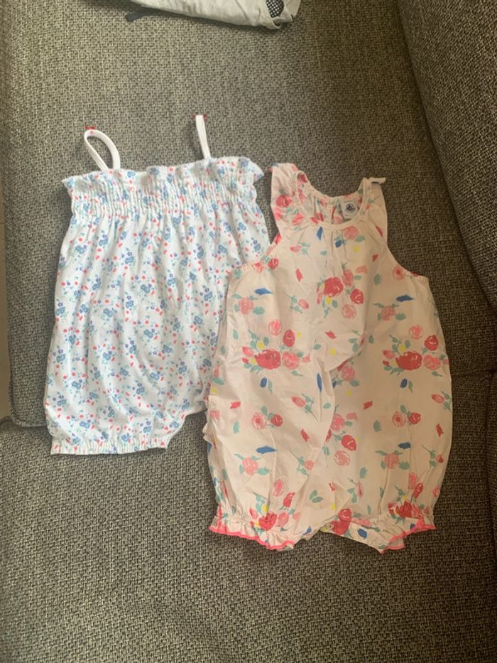 Lot de  deux bloomer Petit Bateau, 24 mois, en bon état
