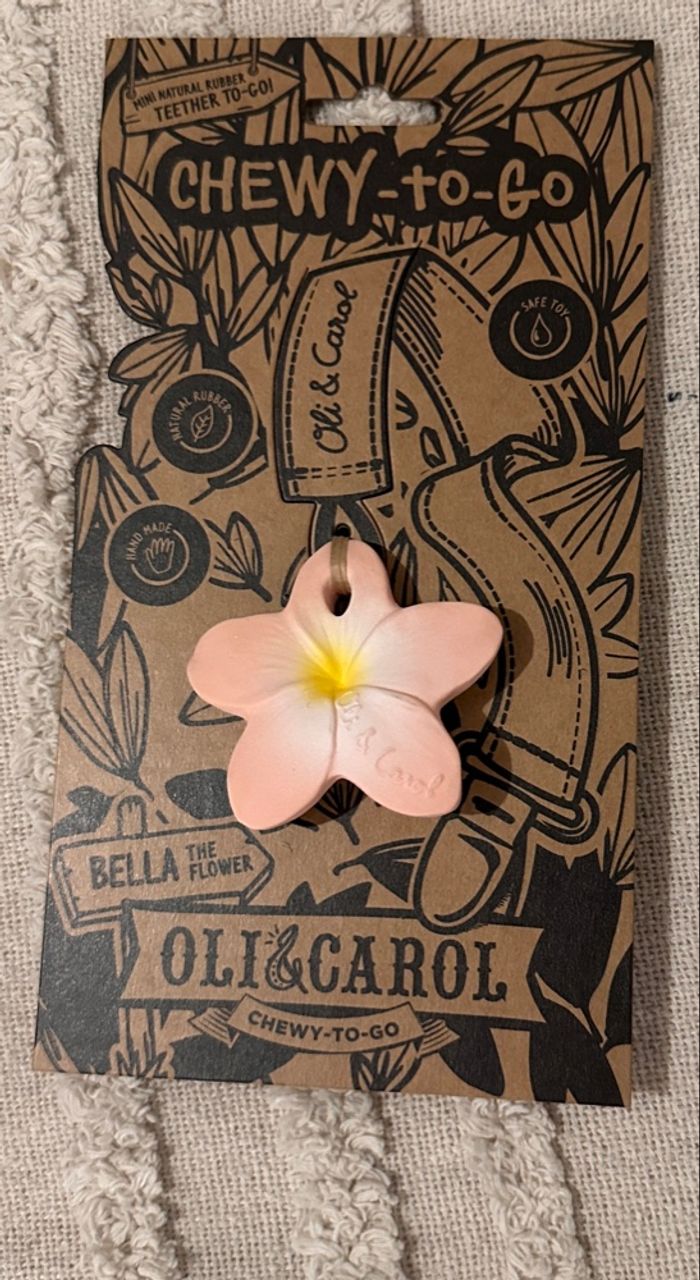 🌼 Jouet de dentition Oli & Carol – Bella the Flower 🌼