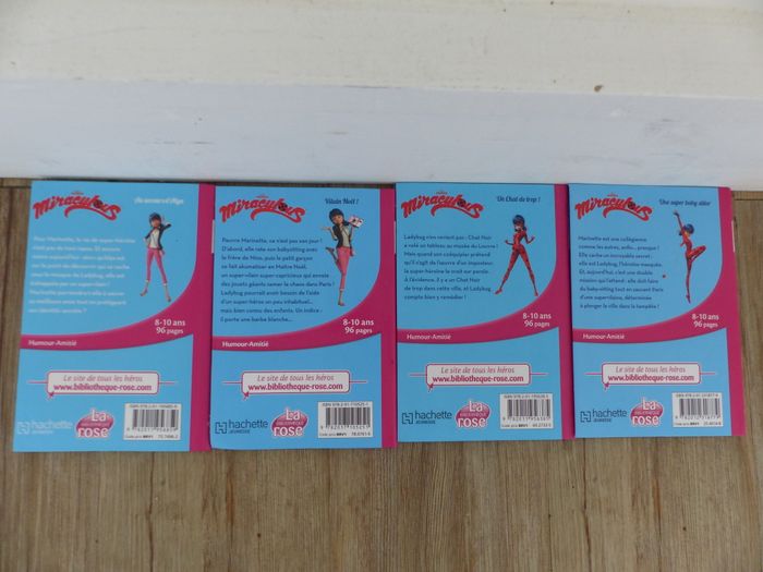 lot de 4 livres miraculous lady bug - photo numéro 3