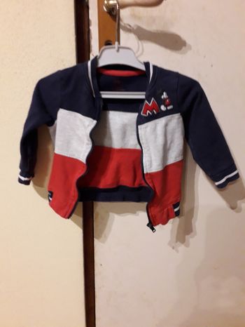 Gilet Mickey en 12  mois