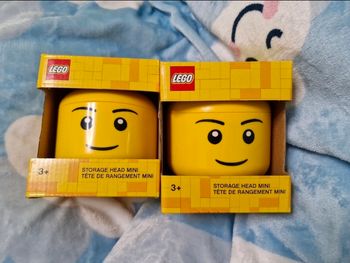 Boîte de rangement LEGO – Tête Mini (Modèle 4033)