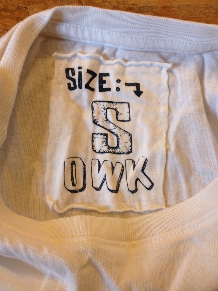 T shirt blanc motifs mer owk homme 38 100% coton - photo numéro 9