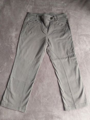 Jeans Pantacourt Femme gris