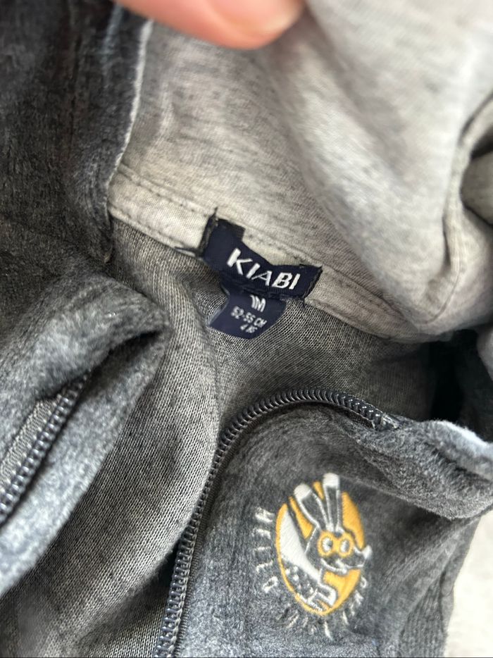 Ensemble gilet et jogging bébé garçon 1 mois - photo numéro 5