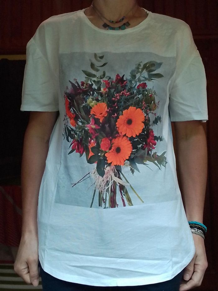 Blouse femme Motif bouquet de fleurs Stradivarius - photo numéro 4