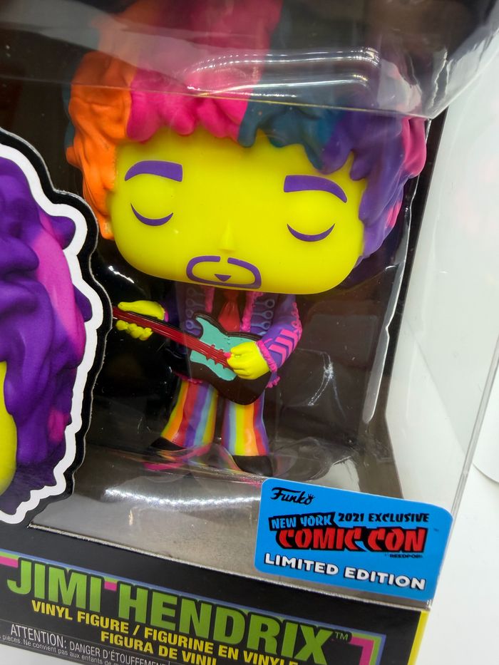 Funko Pop Rocks Jimi Hendrix 239 NYCC 2021 - photo numéro 2