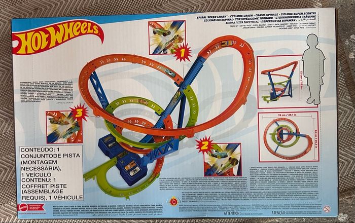 Hot Wheels – Action Spiral Speed Crash – Neuf - photo numéro 2