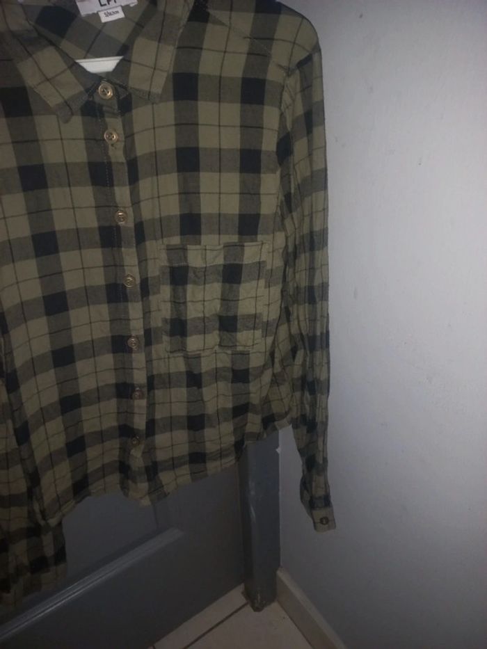 Chemise à carreaux fille - photo numéro 3