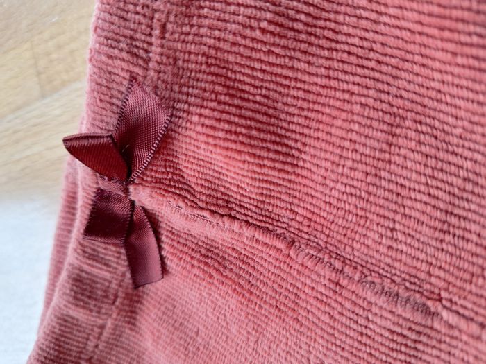 pantalon legging chaud corail saumon - bébé fille 6 mois - U - photo numéro 3