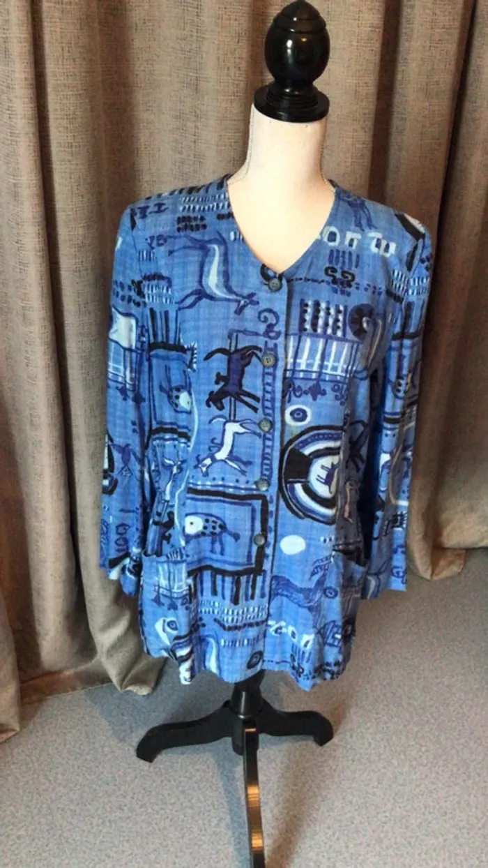 Tunique bleue