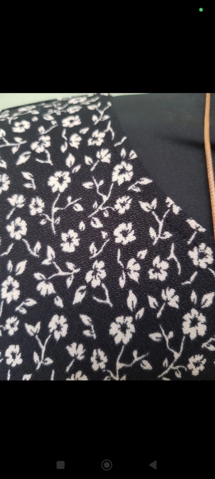 Robe noire et blanche - Mango - Taille XL - photo numéro 3