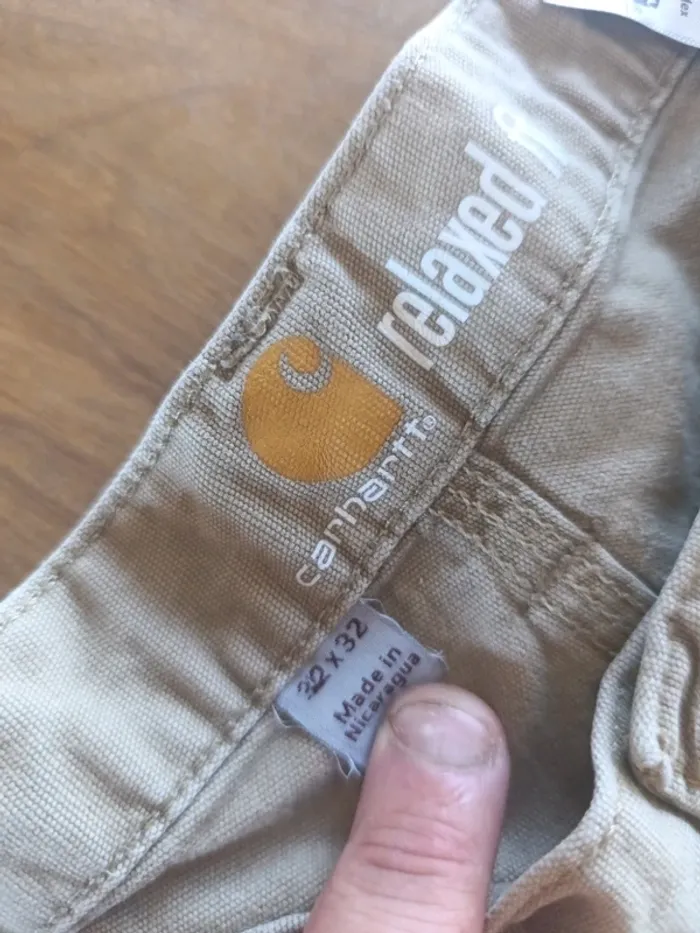 Pantalon jean Carhartt relaxed fit workwear Carpenter taille 42 - photo numéro 4