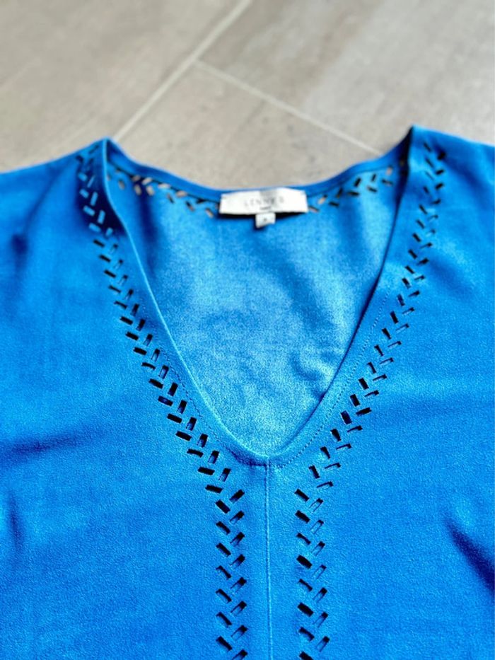 Robe bleu roi daim 42 - photo numéro 5