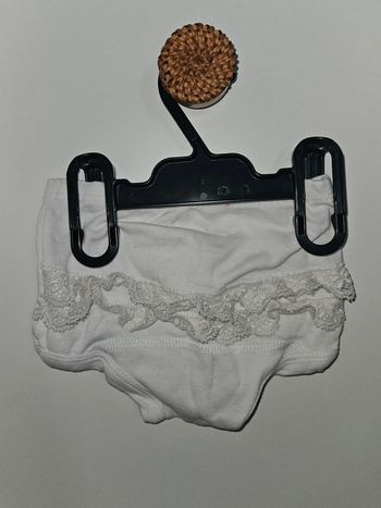 Culotte blanche bébé – Pommette – 12 mois