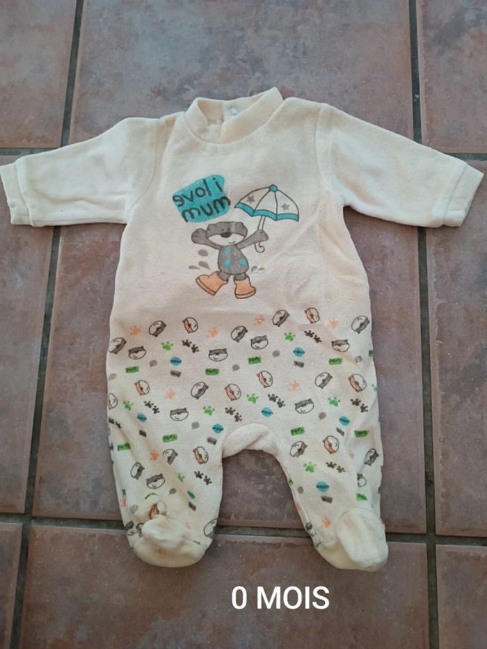 Pyjama garçon 0 MOIS