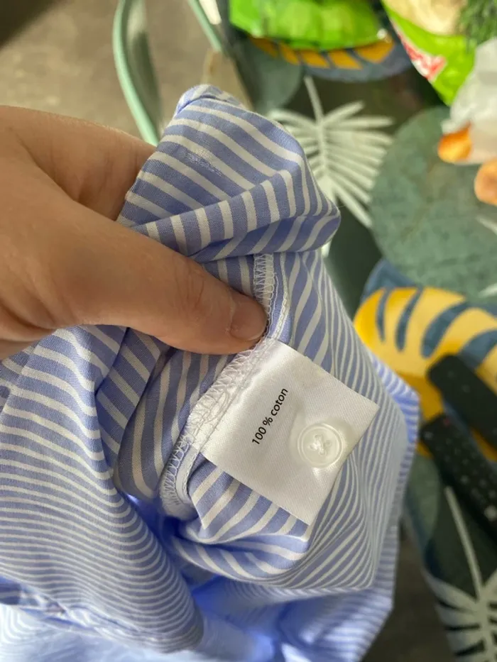 Chemise a rayures neuve T38 - photo numéro 6