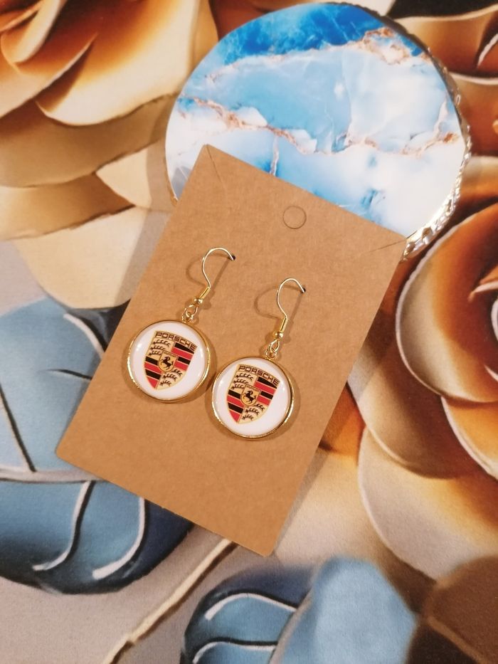 Boucle d'oreille Porsche - photo numéro 2