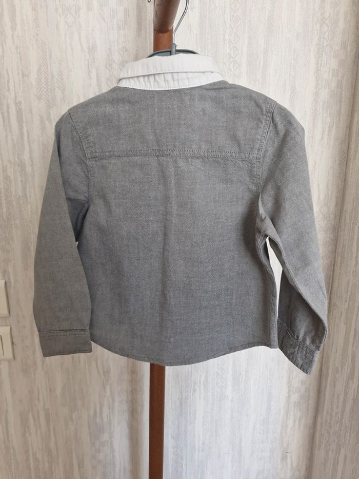 Ensemble enfant 3 ans Orchestra Coton Chemise manches longues Gilet - photo numéro 7