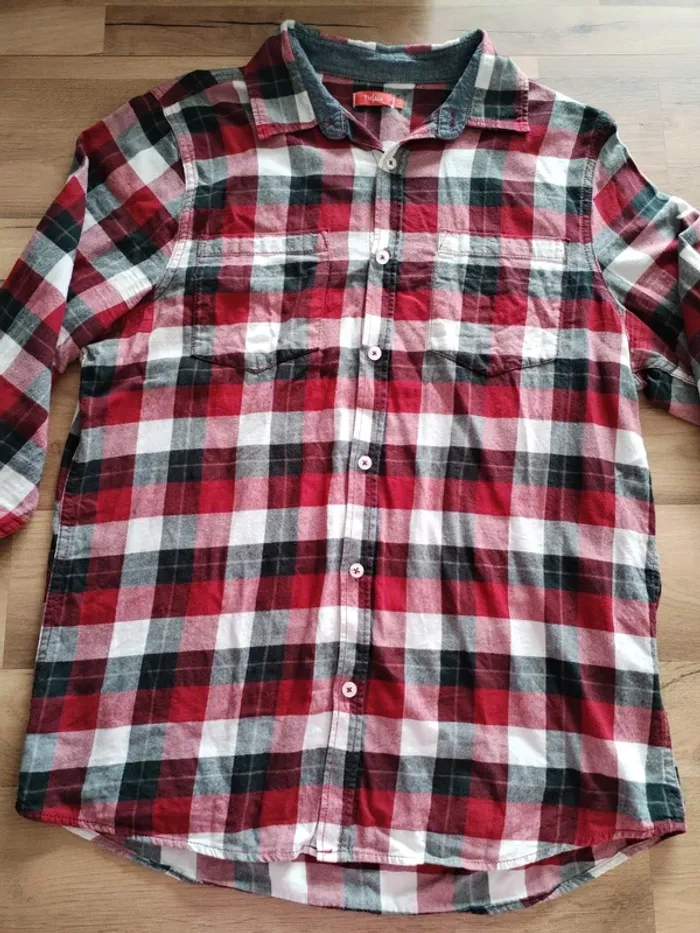 Chemise à carreaux homme taille 40 Tissaia - photo numéro 2