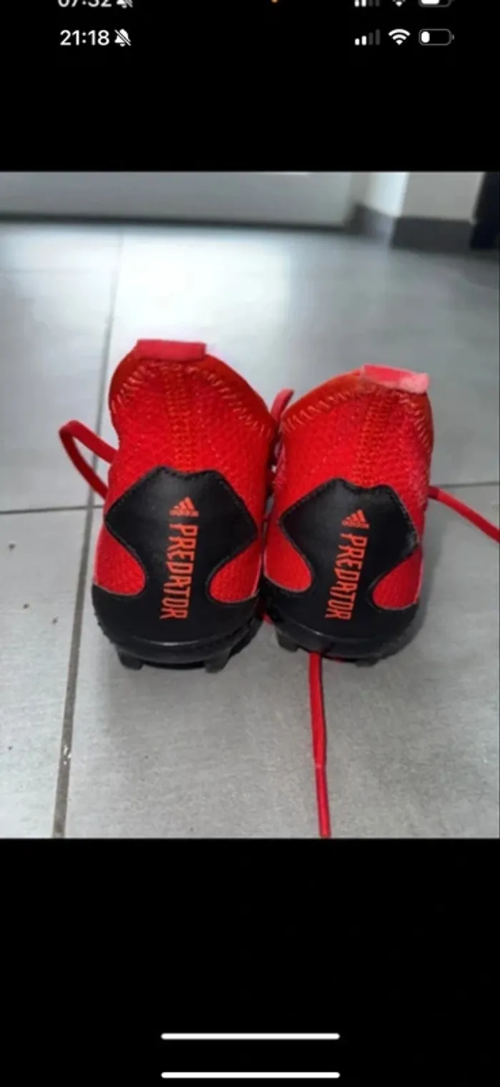 Chaussure de foot taille 30 adidas predator - photo numéro 4
