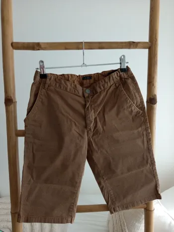 Short bermuda chino taille réglable élastique IKKS 12 ans